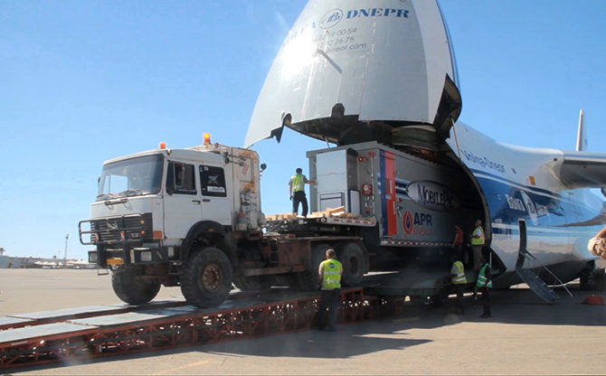 Chegada da turbina a gás