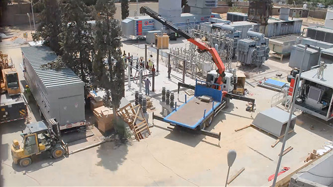 Installation rapide de 50 MW (site Al Furnag)