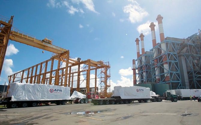 60MW de energia rápida para Porto Rico